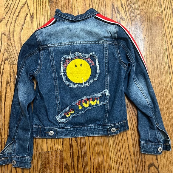 Truly Me Denim Jacket with Patch - Picture 1 of 4